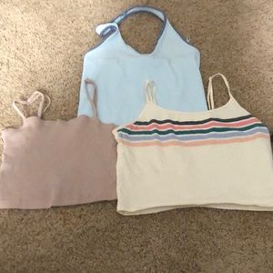 Bundle AE Crop tanks